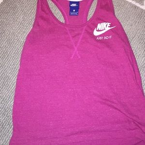 Pink nike tank top